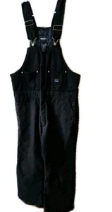 Walls Work Wear Overalls Mens Size -M Bib Quilt Lined Insulated Read Description - Picture 1 of 12