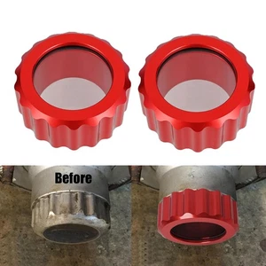 FOR EZ-LOADER OIL BATH HUB CAP 5 LUG W/ O-RING 250-034388 10" RELIABLE HUB 2PCS - Imagen 1 de 11