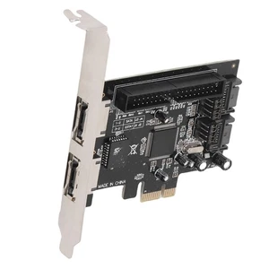 Serial ATA PCI Express Controller Adapter Card 2 Port PCIe To Serial ATA ESATA - Picture 1 of 24