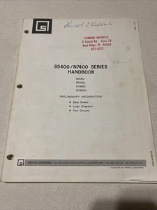 Signetics Corporation 5400 $/N7400 Series Handbook Preliminary Information  - Bild 1 von 2