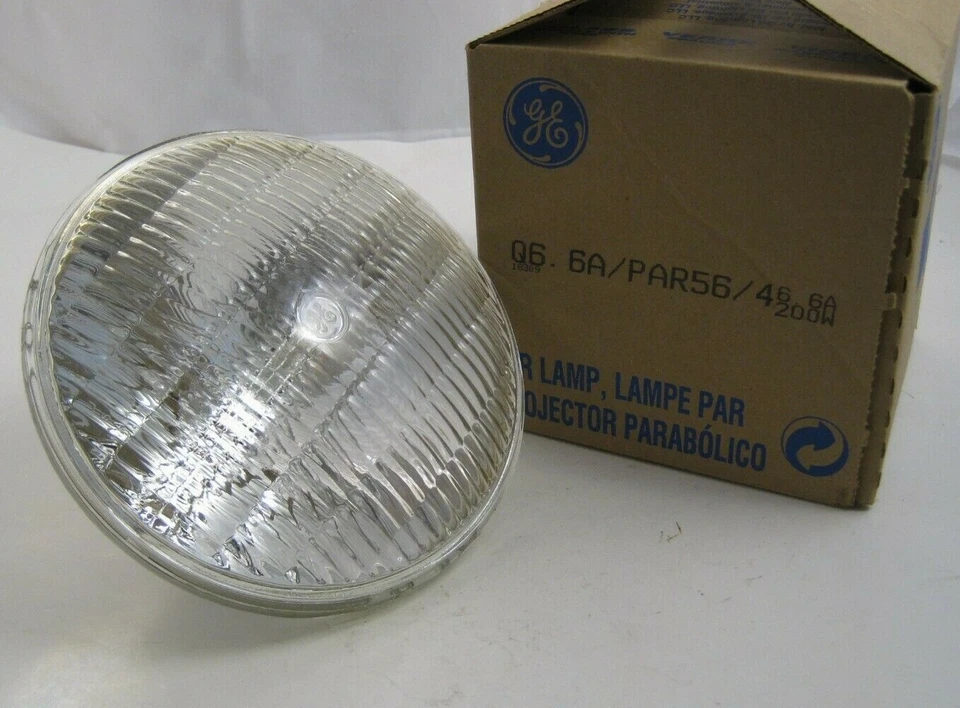 GE 200 Watt 6.6A 45V Sealed Beam Aircraft Lamp - PAR56 - Mogul End GX16d (18309) - Image 1 of 4