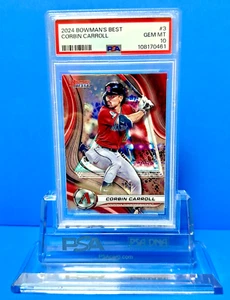 Corbin Carroll PSA 10 ! #3 - 2024 Bowman's Best - Picture 1 of 2