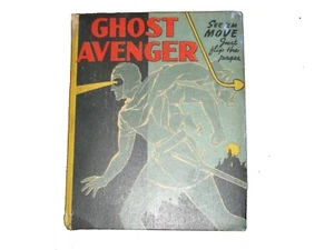 Vintage Ghost Avenger Big Little Book #1462 Flip Pictures 1943 VG - Picture 1 of 4
