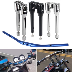 Club Style 1-1/2" Handlebar w/ 10" + 1" Riser Kit For Harley Softail DELUXE FXST - Picture 1 of 13