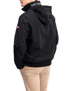 BLACK Tommy Hilfiger Yacht Jacket Size L/G Excellent condition RRP $269.00 - Picture 1 of 5