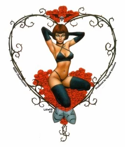 Sexy LADY DEATH Comic Book CHASTITY Sticker CHAOS! COMICS WATERPROOF DECALS - Picture 1 of 1