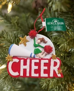 Kurt S. Adler Cheerleader Ornamento Natale Personalizzato A2162 - Foto 1 di 3