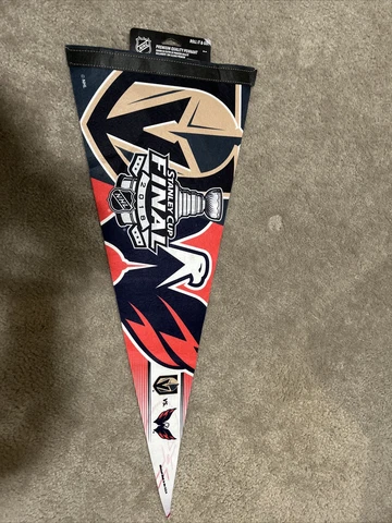 Washington Capitals 2018 STANLEY CUP FINAL premium felt pennant Golden Knights Cover