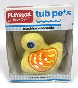 Vintage Playskool Tub Pets Duck Baby's First Water Toy New In Box NOS 1979 - Picture 1 of 3