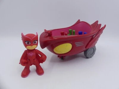 PJ Masks Owlette & Owl Glider Vehicle Simba Bandai Hasbro Action Figure 7" - Image 1 of 4