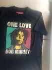 Bob Marley One Love T-Shirt Anarchy Brand Hand Made T-Shirt ! Shiny Vintage!