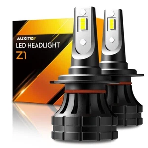 2X AUXITO H7 LED Headlight Bulb High/Low Beam Super Bright 20000LM 6000K Z1 EXD - Picture 1 of 10