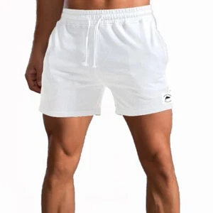 Mens White Athletic Shorts White Shorts Men 5 Inch Inseam Mens Gym Shorts 5 I... - Picture 1 of 5