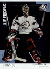 2002-03 In The Game Between The Pipes Ryan Miller Rookie #105