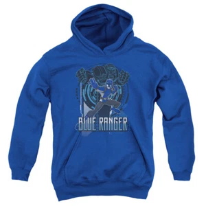 POWER RANGERS BLUE RANGER Kids Hoodie Sweatshirt SM-XL BOYS GIRLS SZ 6-20 - Picture 1 of 2