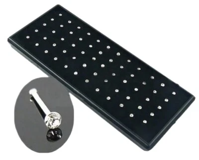 60 PIEZAS Acero Quirúrgico Nariz Tachuelas Anillos Piercing Hueso Pin Joyería Corporal Foto 1 de 3