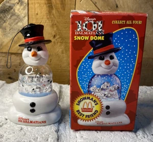 Vintage 1996 McDonalds Disney 101 Dalmatians Snow Globe Dome - Picture 1 of 5