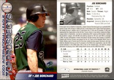 Joe Borchard 2003 Choice International League Top Prospects #4 Card