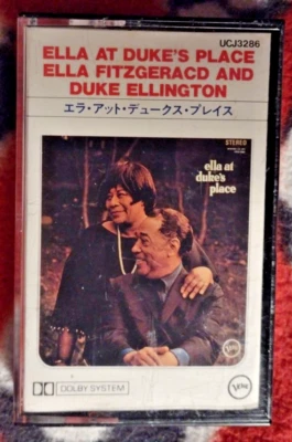 ELLA AT DUKE'S PLACE Ella Fitzgerald and Duke Ellington JAPAN IMPORT CASSETTE! - Image 1 of 4