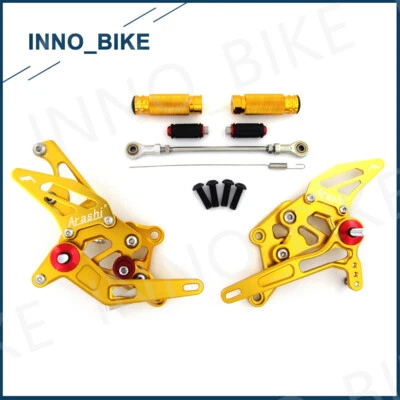 Para Yamaha YZF-R3 YZF R3 2015 - 2021 2016 2017 Reposapiés Pedales Foto 1 de 3