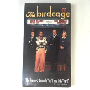 The Birdcage VHS Tape 1996 Movie Robin Williams Gene Hackman - NEW SEALED - Picture 1 of 3