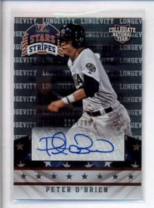 PETER O'BRIEN 2015 USA STARS & STRIPES LONGEVITY AUTOGRAPH AUTO #222/229 AJ9562 - Picture 1 of 1