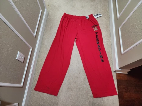 Sideline Apparel Sleepwear NWT Maryland Terrapins With Pockets Men's 2XL Cover