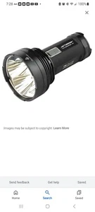 Jetbeam T6 Outdoor Searchlight 4350 Lumens. 4 18650 Batteries INCLUDED - Picture 1 of 7