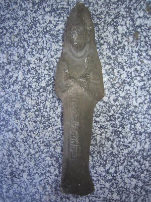 OUSHEBTI STATUETTE FUNERAIRE EGYPTE ANCIENNE - TERRE CUITE  - Photo 1/4
