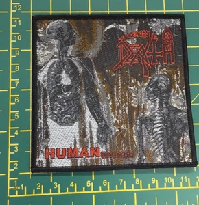 DEATH HUMAN SEW ON WOVEN PATCH OFFICIALLY LICENSED - Picture 1 of 8