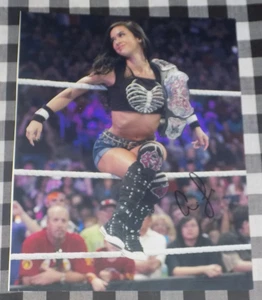 Aj Lee Signed 11x14 Photo WWE WWF Diva Champion Wrestling Cm Punk - Picture 1 of 1