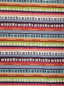 Timeless Treasures Fabrics Hoodie's Collection KEY STRIPE Quilt Fabric 2.8yds - Picture 1 of 2