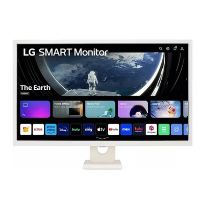 LG 32" MyView Smart Monitor Full HD (1920 x 1080) IPS Display  (32SR53FS-W) NEW™ - Image 1 of 4