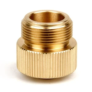 Outdoor Camping Copper Stove Gas Tank Connector Adapter Head For MAPP Gas Tank - Picture 1 of 7