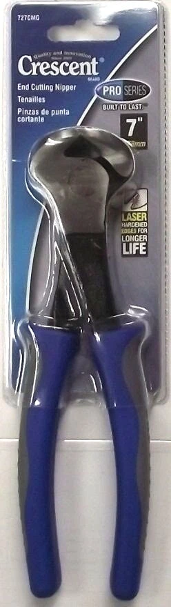 Alicates de pinza de corte final Crescent 727CMG 7" serie Pro Foto 1 de 1