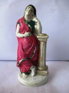 Antique German Bisque Figurine Raja Ravi Varma Damayanti Hindu Mythology Old"K30