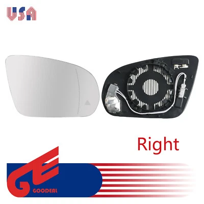 Cristal del espejo retrovisor lateral derecho con ángulo muerto para Mercedes-Benz C63 E63 AMG S Foto 1 de 4