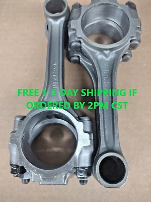 4x OEM Dodge Chrysler Mopar 2.2 2.5 F.I. Press-fit Connecting rod Forg# 4323218 - Image 1 of 2