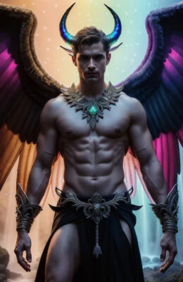 metaphysical male FALLEN ANGEL ARCHANGEL ARCHDEMON Hybrid - Image 1 of 2