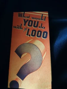 Vintage What would YOU do with $1,000? The Aetna Economy Policy pamphlet - Picture 1 of 4
