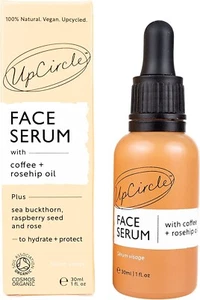 UpCircle Organic Face Serum With Coffee Oil 30ml - Vitamin C Natural Hydrating.