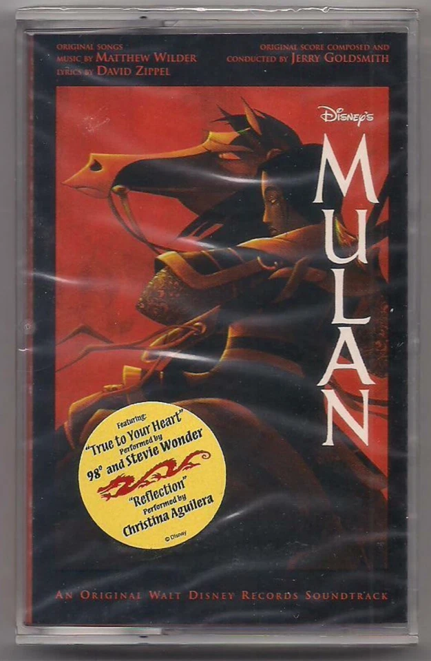 MULAN -NEW soundtrack cassette SEALED - rare 1998 Walt Disney - Image 1 of 1