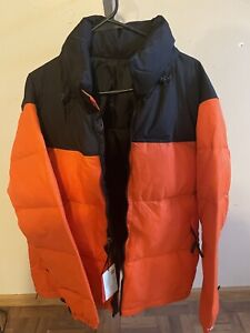 Men’s Xxxl warm water proof winter coat orange Jwl New With Tags