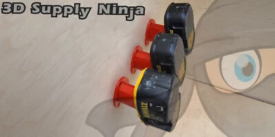 3D SUPPLY NINJA 10x DeWALT BATTERY MOUNT HOLDERS 18v NiMH NiCAD - High Quality (MADE IN USA)
