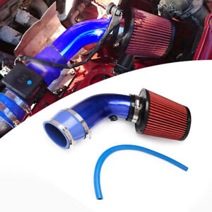 Aluminum Auto Car Cold Air Intake Filter Induction Pipe Power Flow Hose System