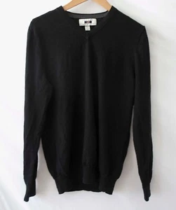 Joseph Abboud Sweater 100% Merino Wool Size M Black *09g0603p - Picture 1 of 7