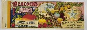 LABEL Can Jam New Zealand Peacock Apricot & Apple Australia - Picture 1 of 1