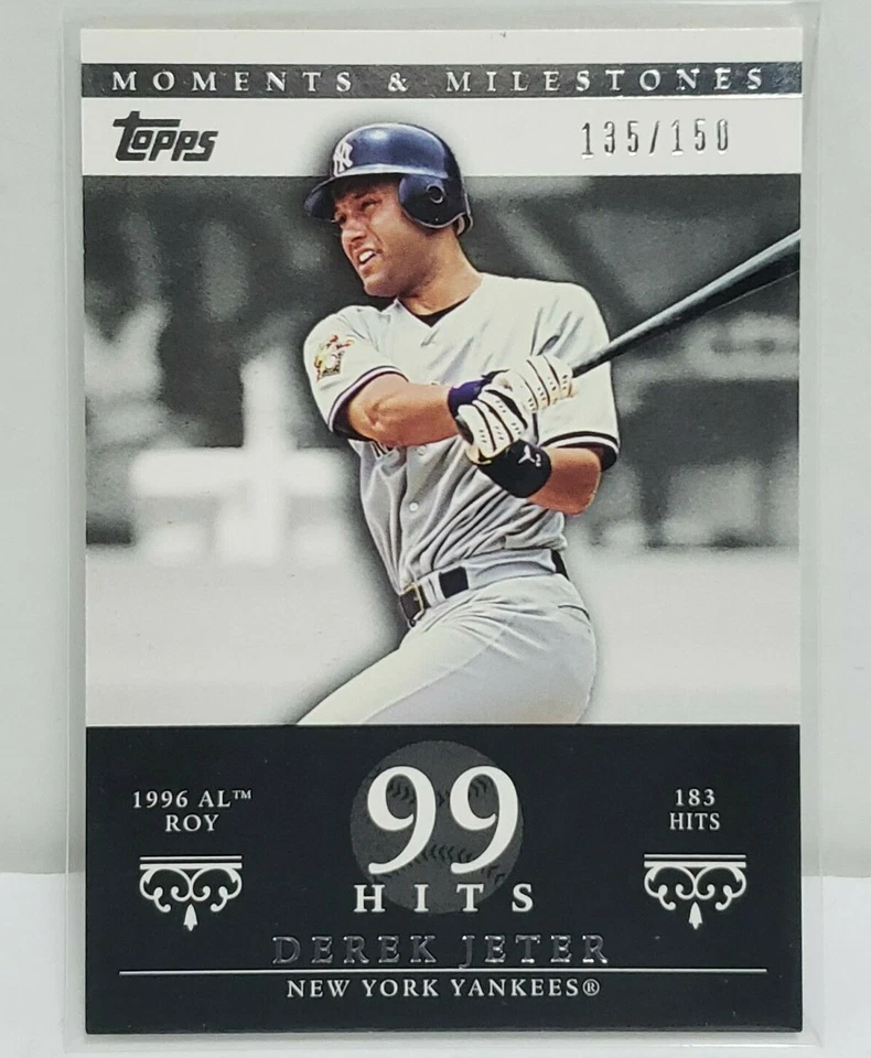 DEREK JETER - New York Yankees - 2007 Topps Moments & Milestones Card 83 135/150 - Image 1 of 4