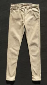 188 $ ADRIANO GOLDSCHMIED AG Sand Satin The Farrah Skinny Ankle Jeans US 25 0 XS - Bild 1 von 5