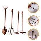 8Pcs Gardening Tool Miniature Miniature Tool Miniature Tool Decor Mini Garden